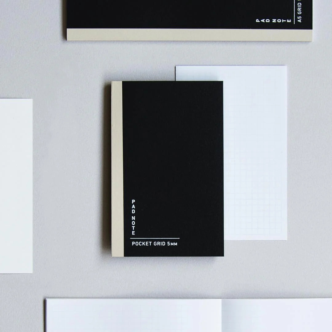 Sikigu Pocket Size Pad Note (Plain/Grey)
