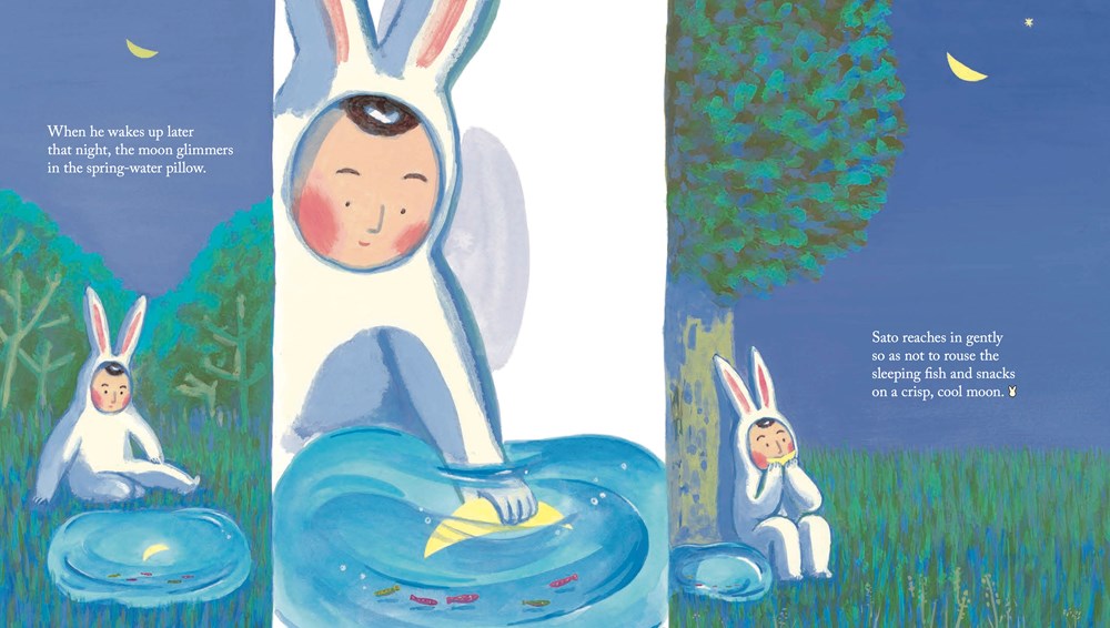 Sato the Rabbit, The Moon
