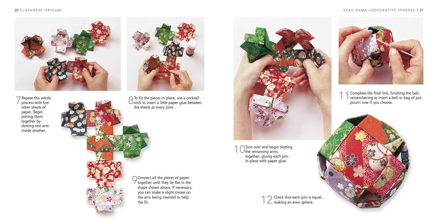 Japanese Origami: Paper Block And Book