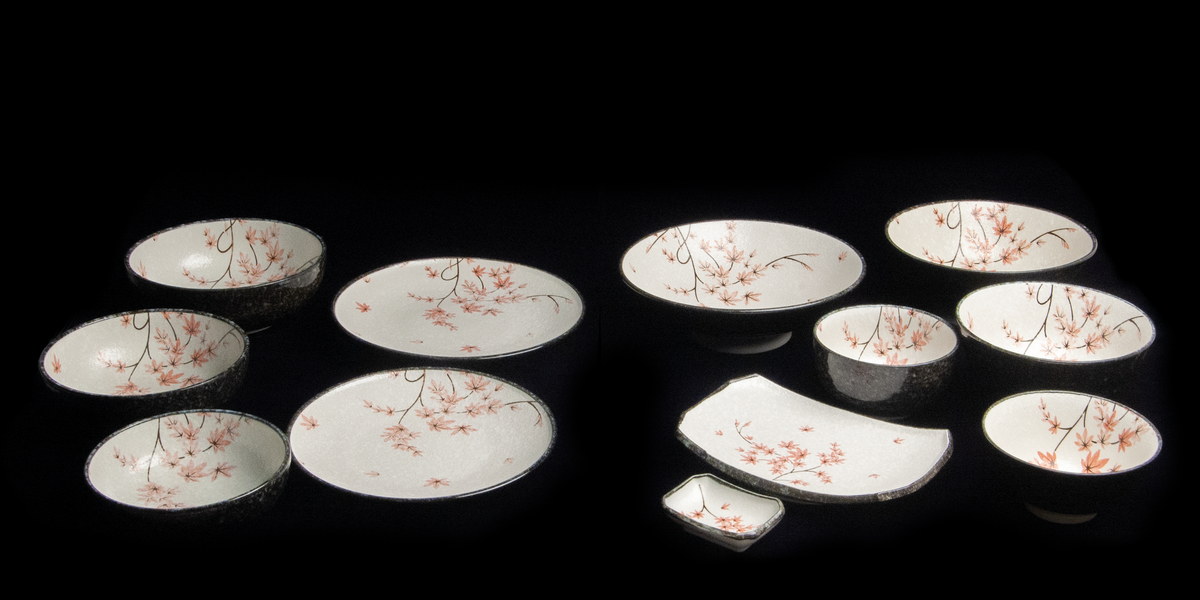 Maple Leaf Dinner Plate 25cm