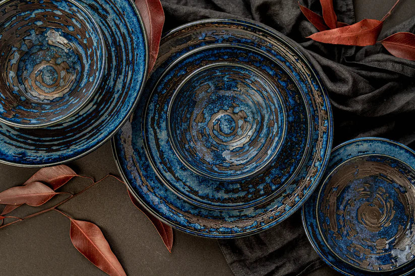 Copper Swirl Saucer 13cm