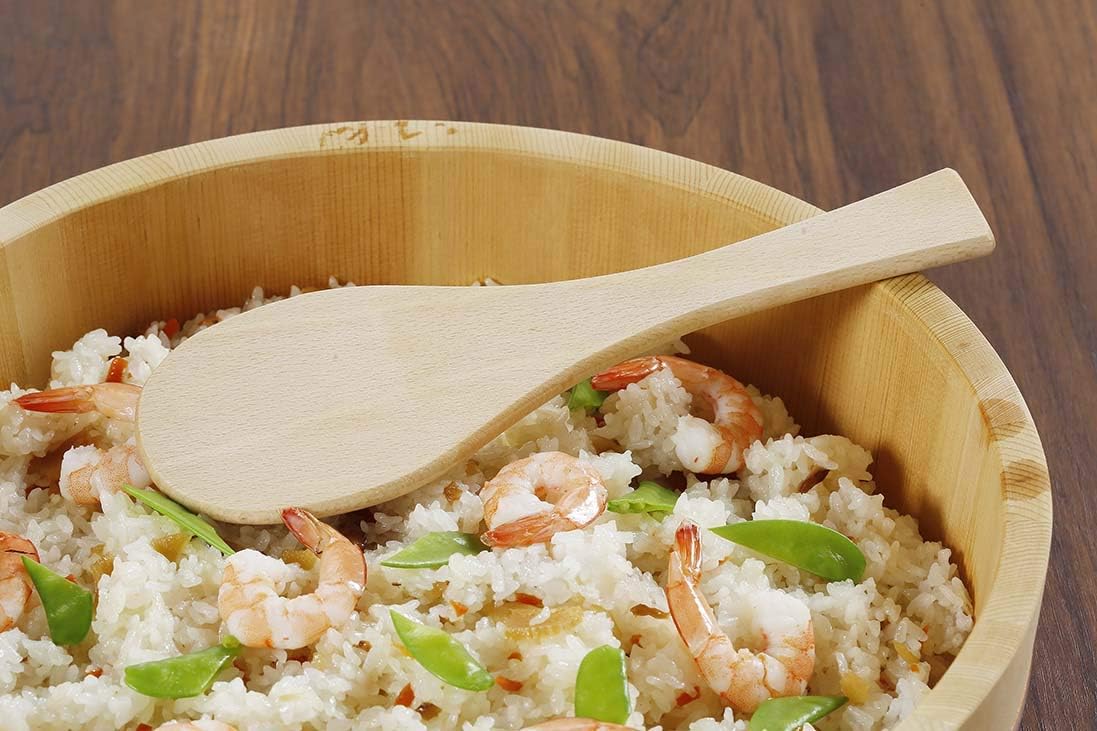 EBM Miyajima Beechwood Rice Spatula 24cm