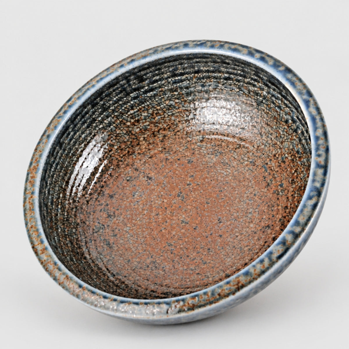 Earth & Sky Crazed Thick Edge Bowl 23cm