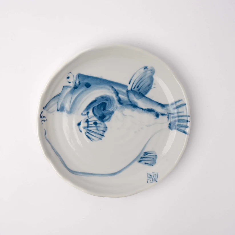 Fugu Design Dinner Plate 24cm