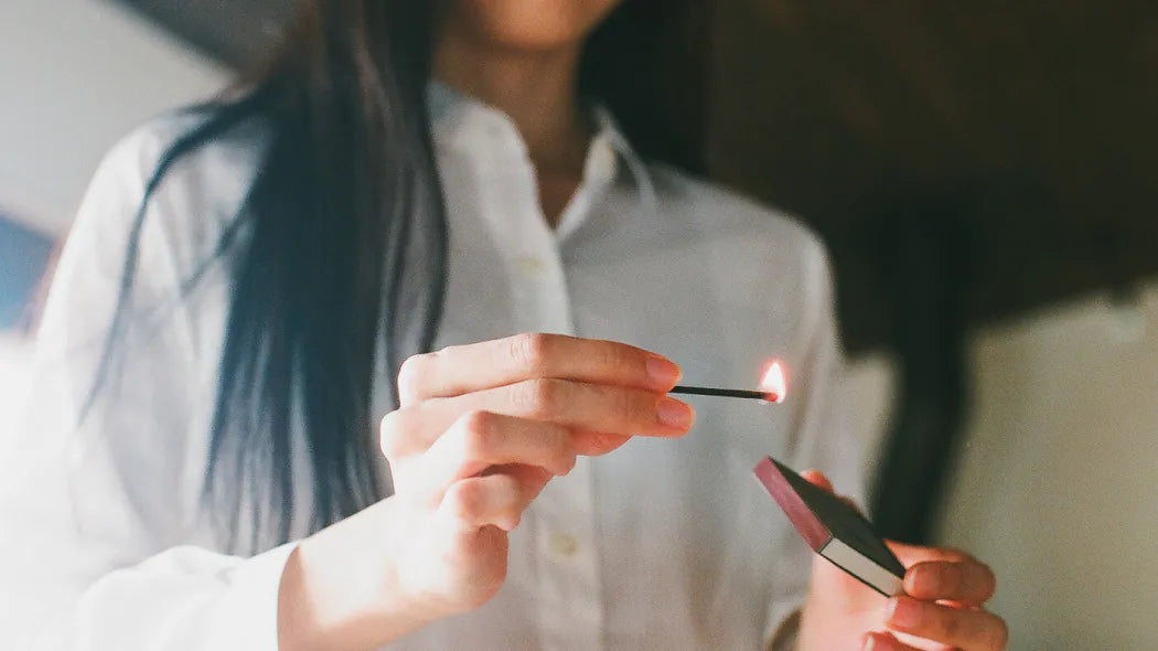 Hibi 10 Minutes Incense matches Sandalwood - Large