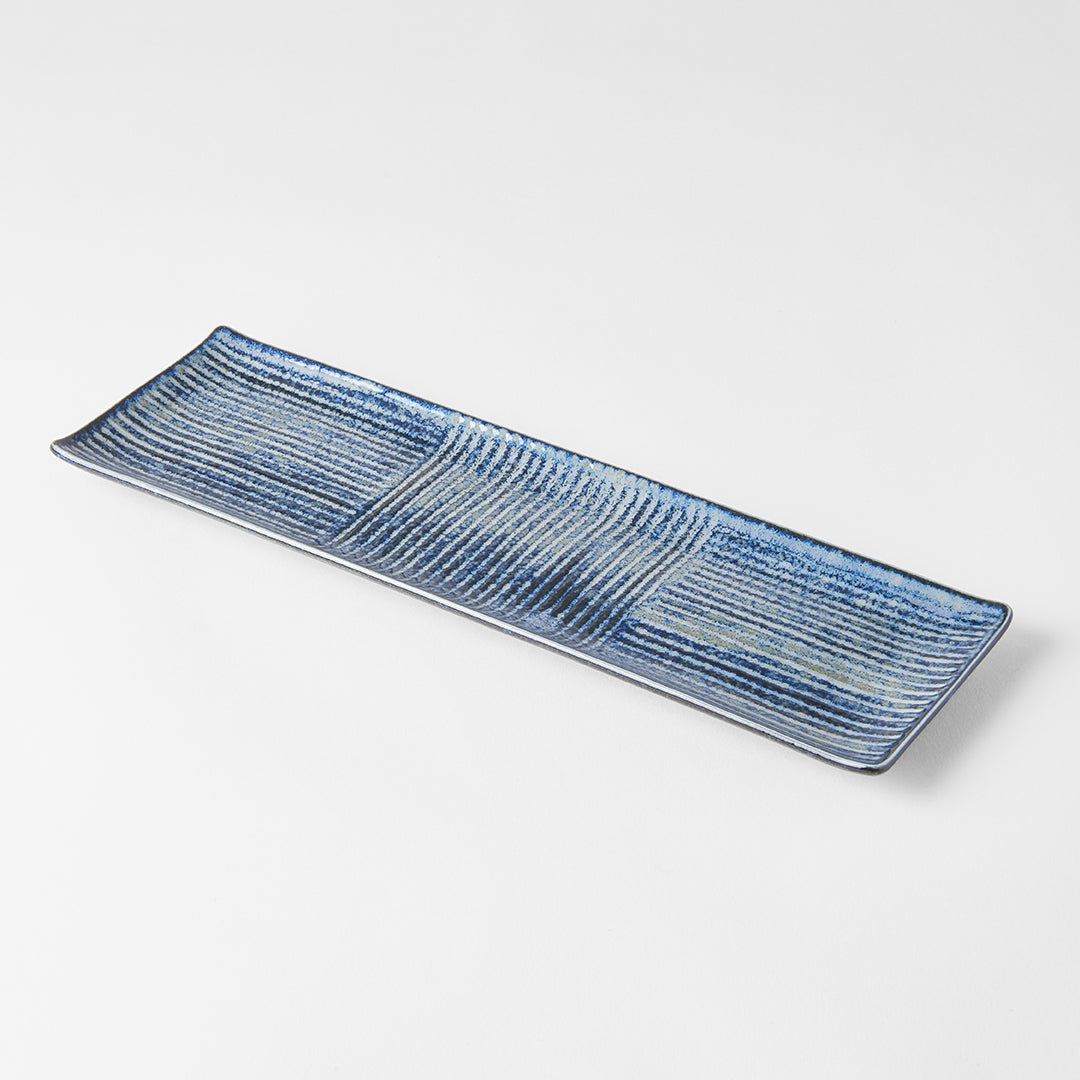 Sashimi Platter Indigo Blue 33cm