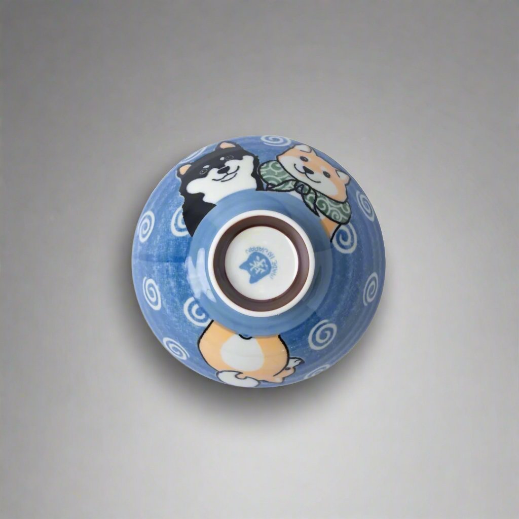 Rice Bowl Shiba Dog 14cm