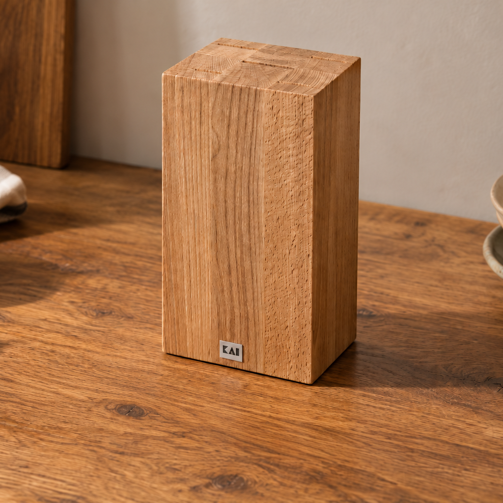 Kai Knife Cube Block Beech