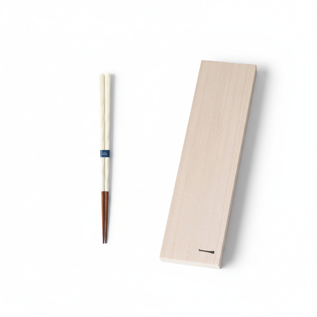 Kawai Kurabi White Chopsticks 23cm