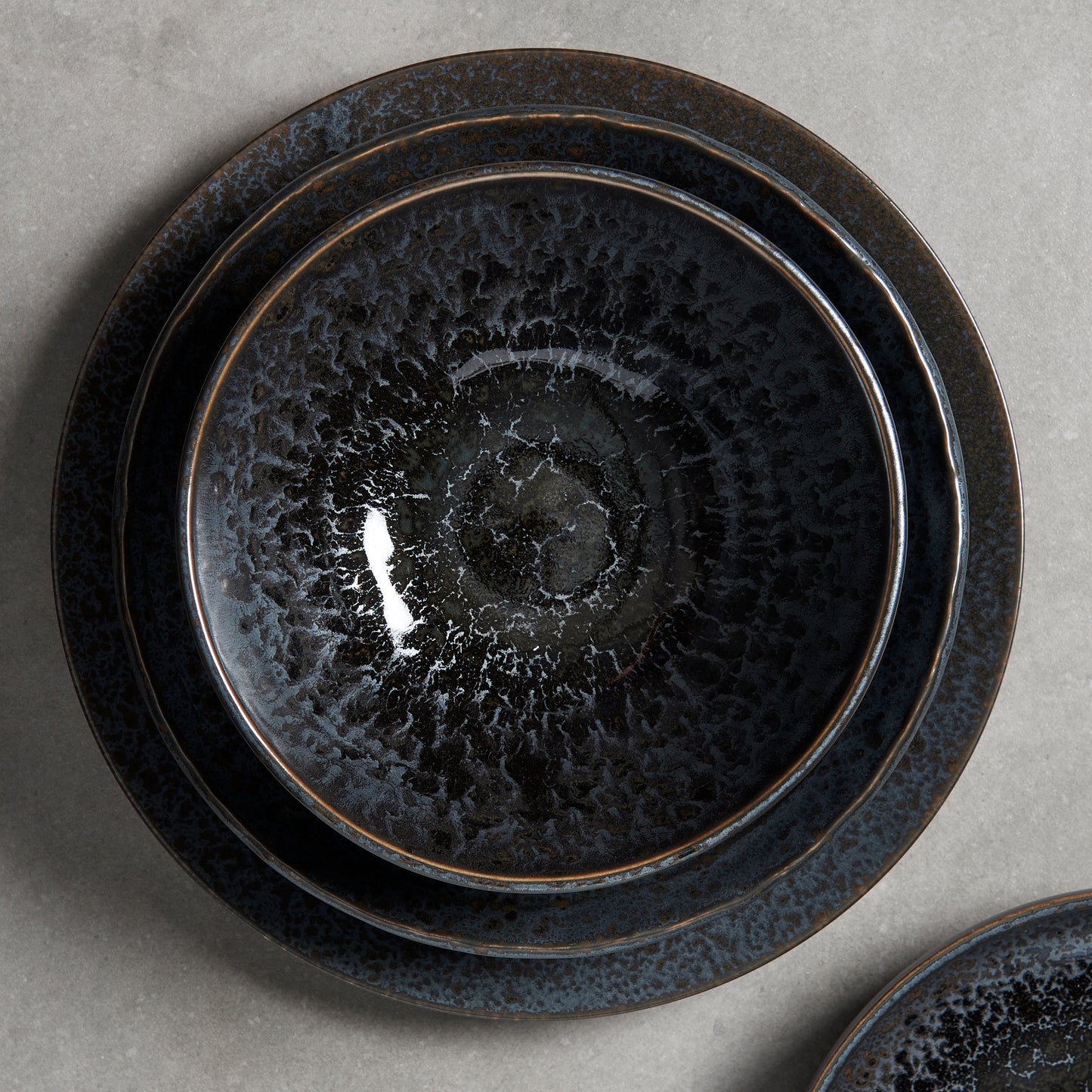 Black Pearl tapas plate 17cm