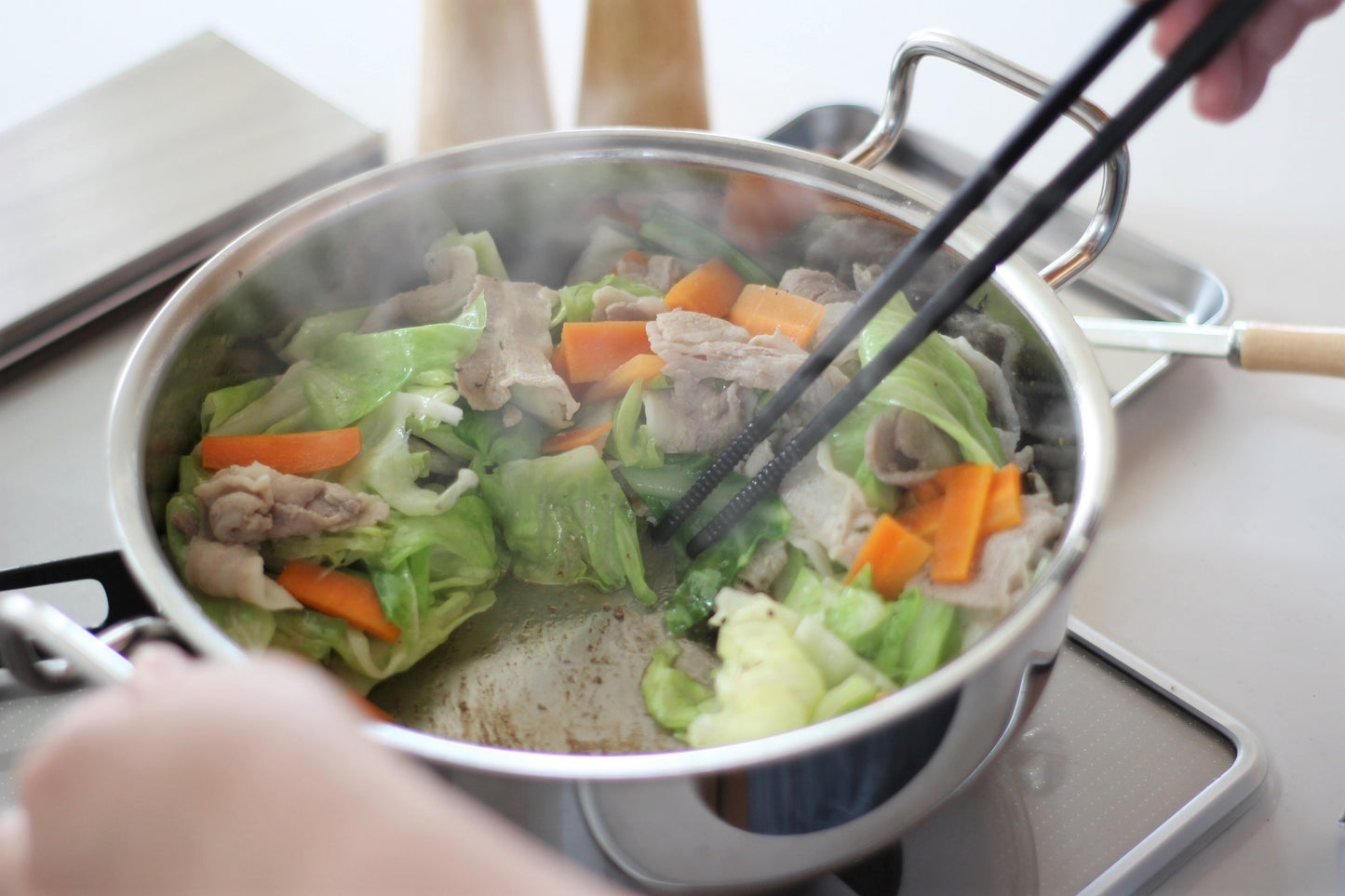 Miyazaki Hattori Geo Shallow pot 25cm