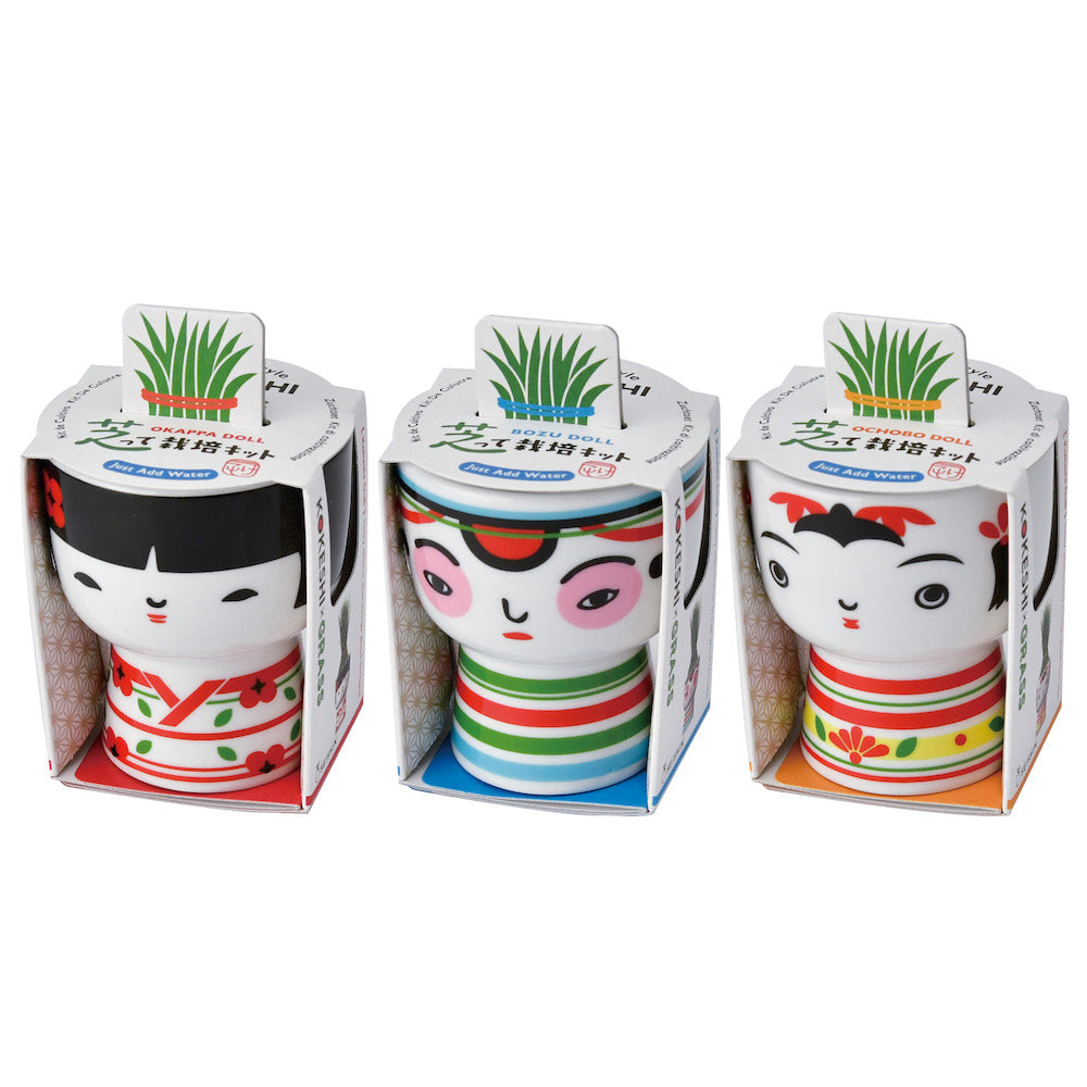 Noted Kokeshi Dolls Plant Growing Kit - Ochobo Doll