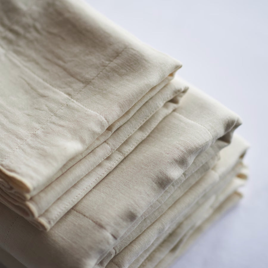 Organic Cotton Face Towel - Navy