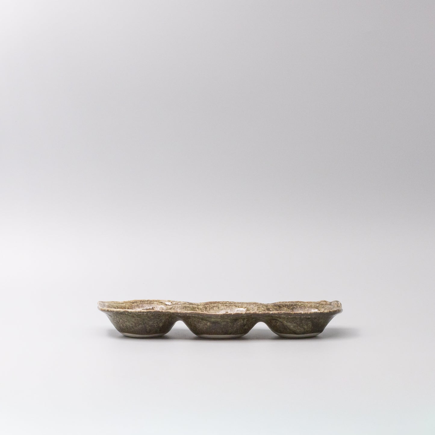 Sage Triple Pod Sauce Dish 16cm
