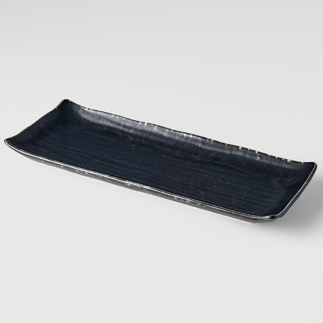 Ibushi Black Sashimi Plate 26.5cm