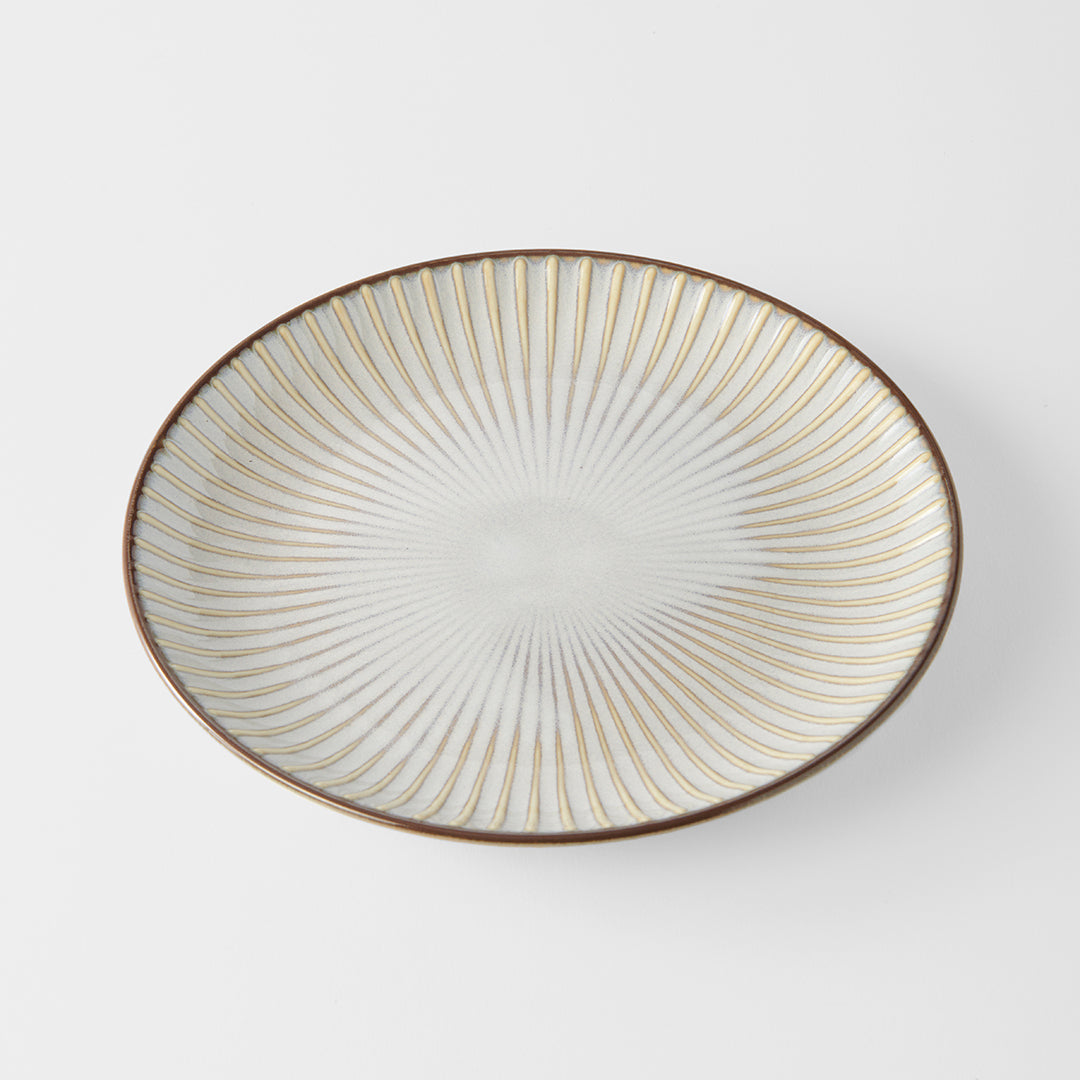 Sendan Shiro side plate 20cm