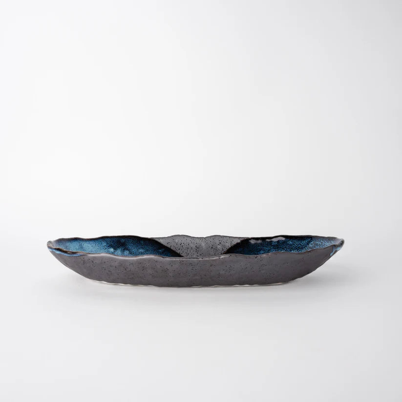 Storm Uneven Oval Plate 32cm