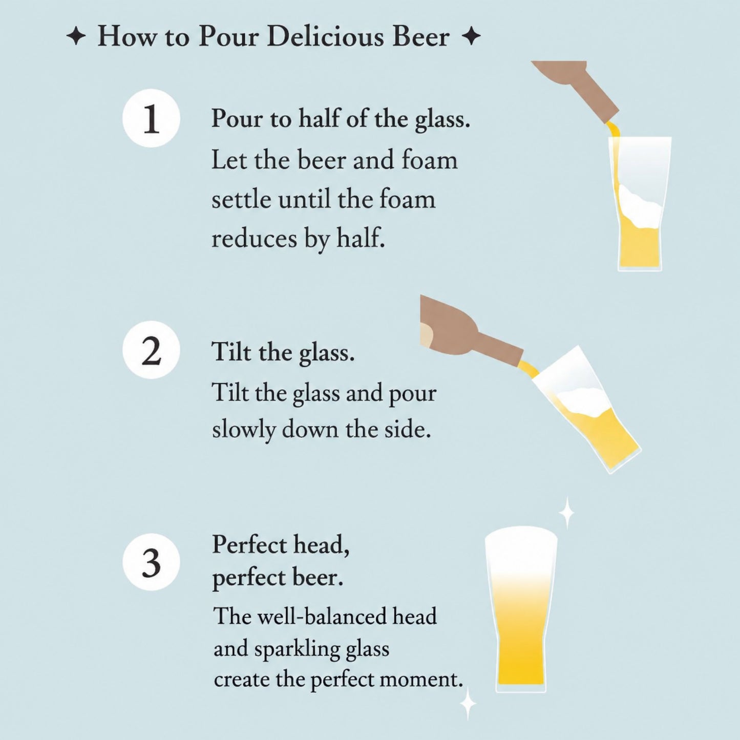 Toyo-Sasaki Smooth Sip Impro Beer Glass 410ml