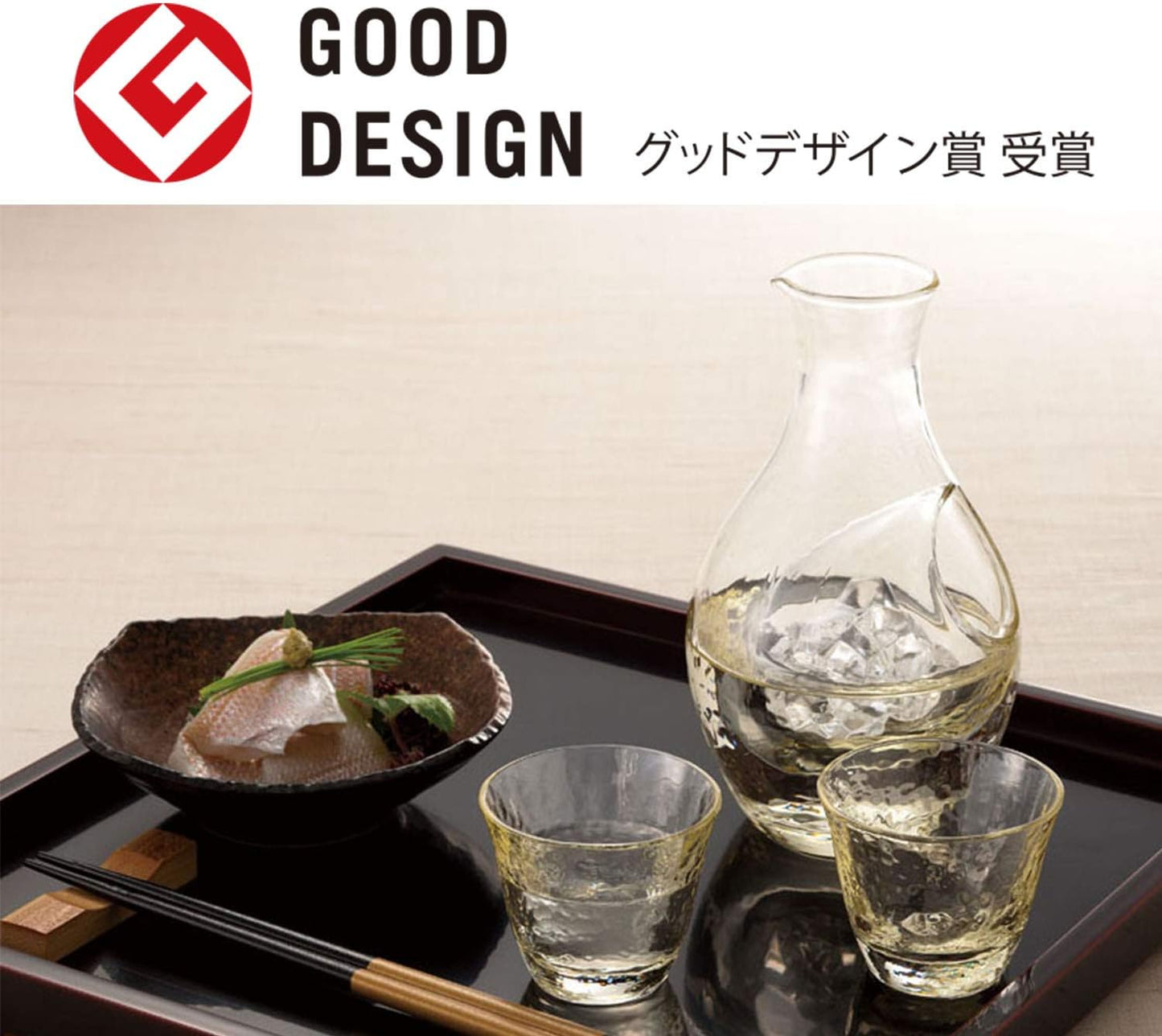 Toyo-Sasaki Takasegawa Handmade Crystal Rocks Glass 300ml