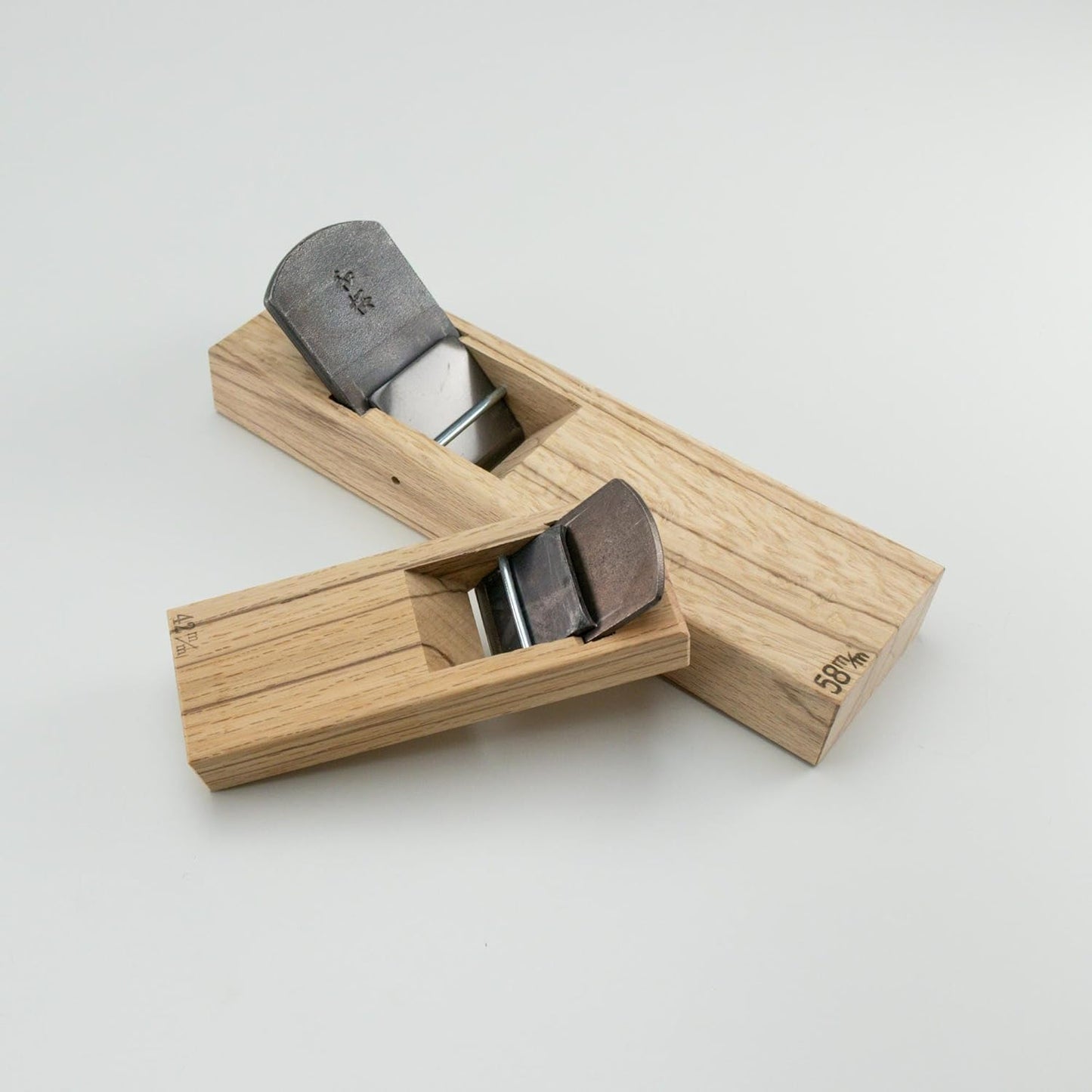 Wazakura Japanese Oak Wood Kanna Hand Plane - 58mm