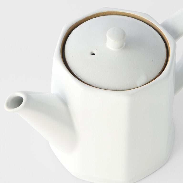 Teapot Octagonal white 560ml