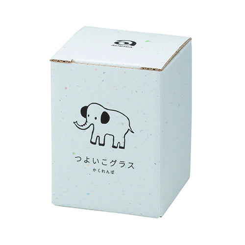 Medium 'Hide & Seek' Elephant kids glass boxed 185ml