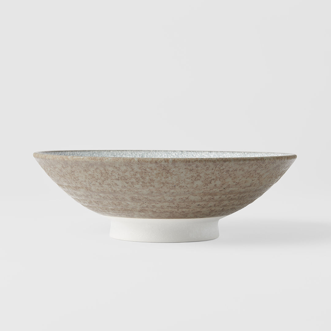 Crazed Grey Ramen Bowl 24cm
