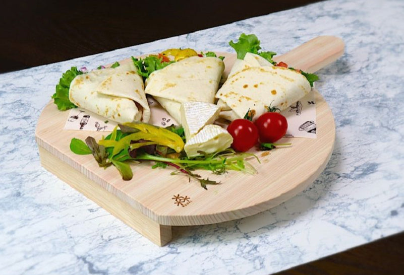 Hinoki Versatile Standing Plate Round L