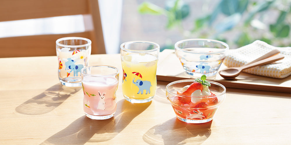 Glass bowl 'Hide & Seek' Rabbit 9.5cm