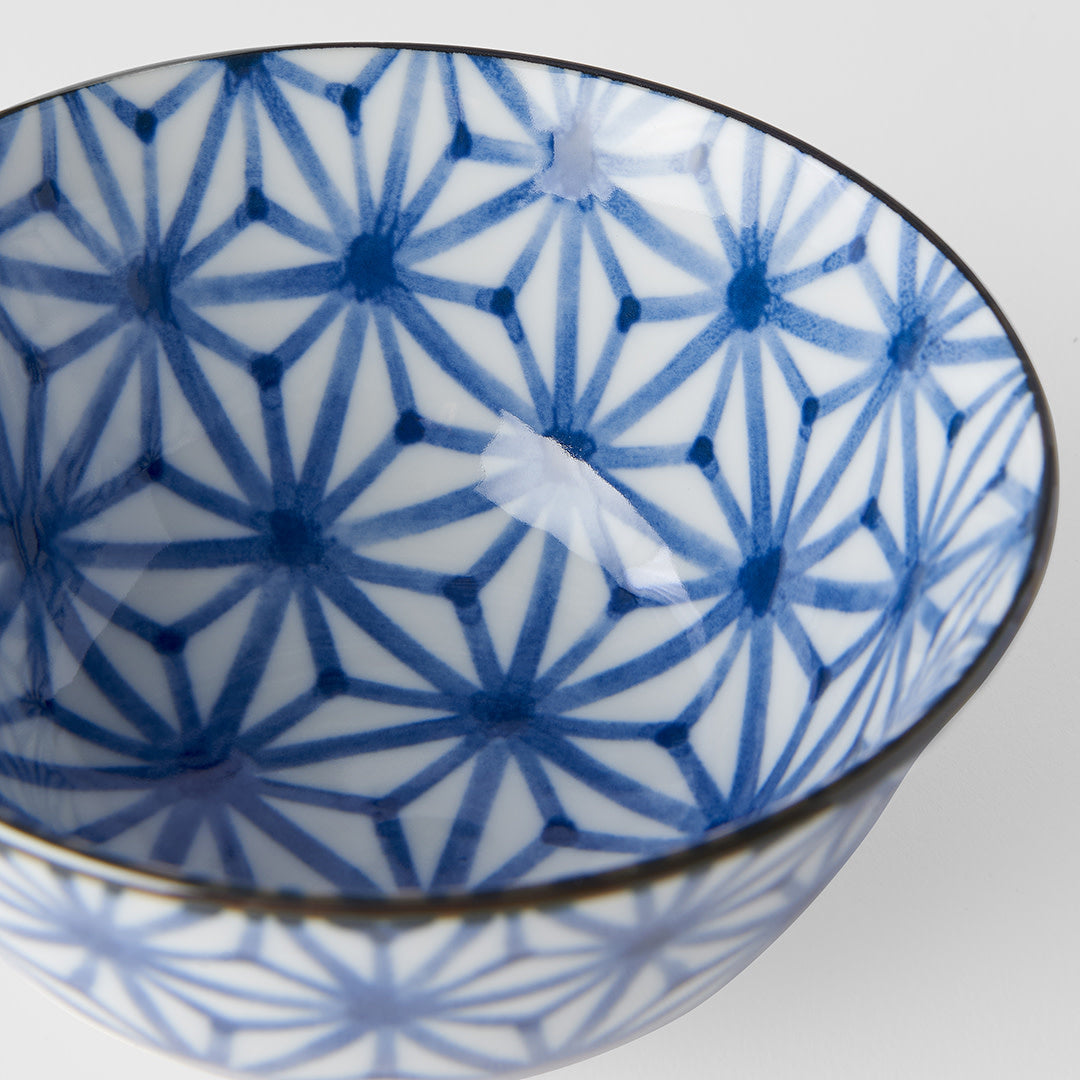 Indigo Starburst Ikat medium bowl 13cm