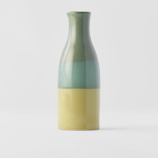 Sake jug natural green & lime 6cm