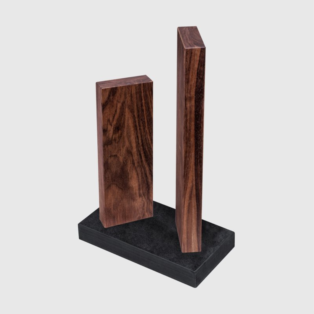 Kai Magnetic Knife Block Granite/Walnut
