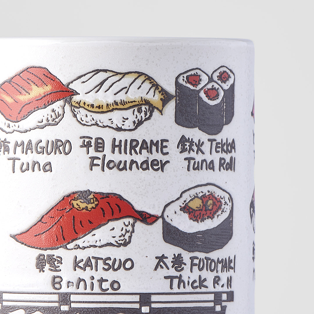 Sushi mug sushi pieces 10cm