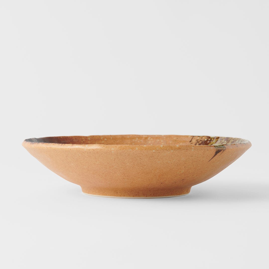Wabi-Sabi shallow open bowl 24cm