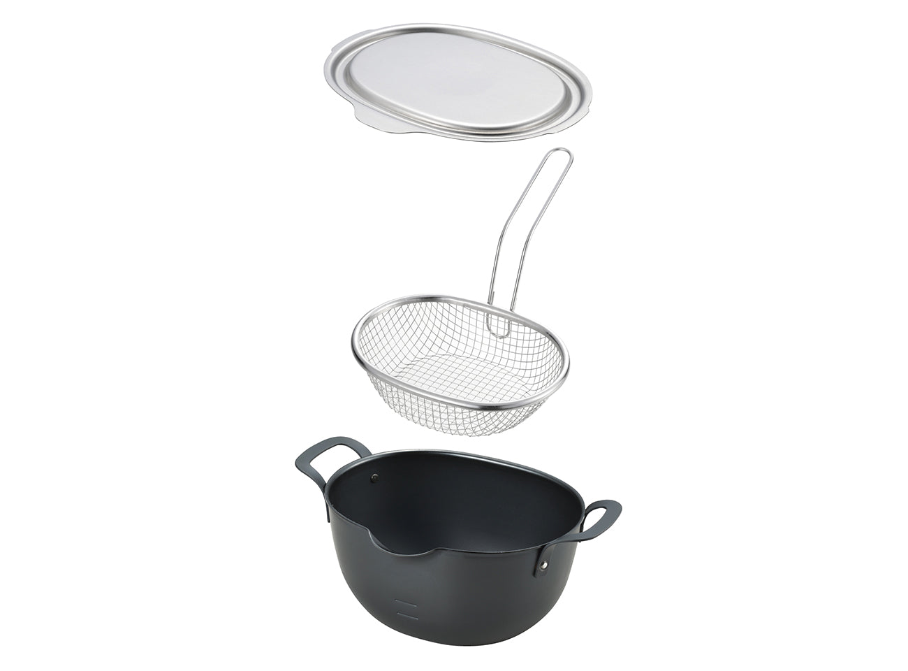 Aikata Stainless Steel Lid for Deep Frying Pan