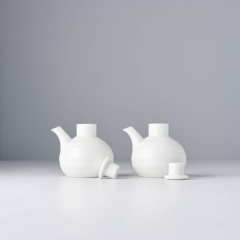 Matt white small soypot 150ml