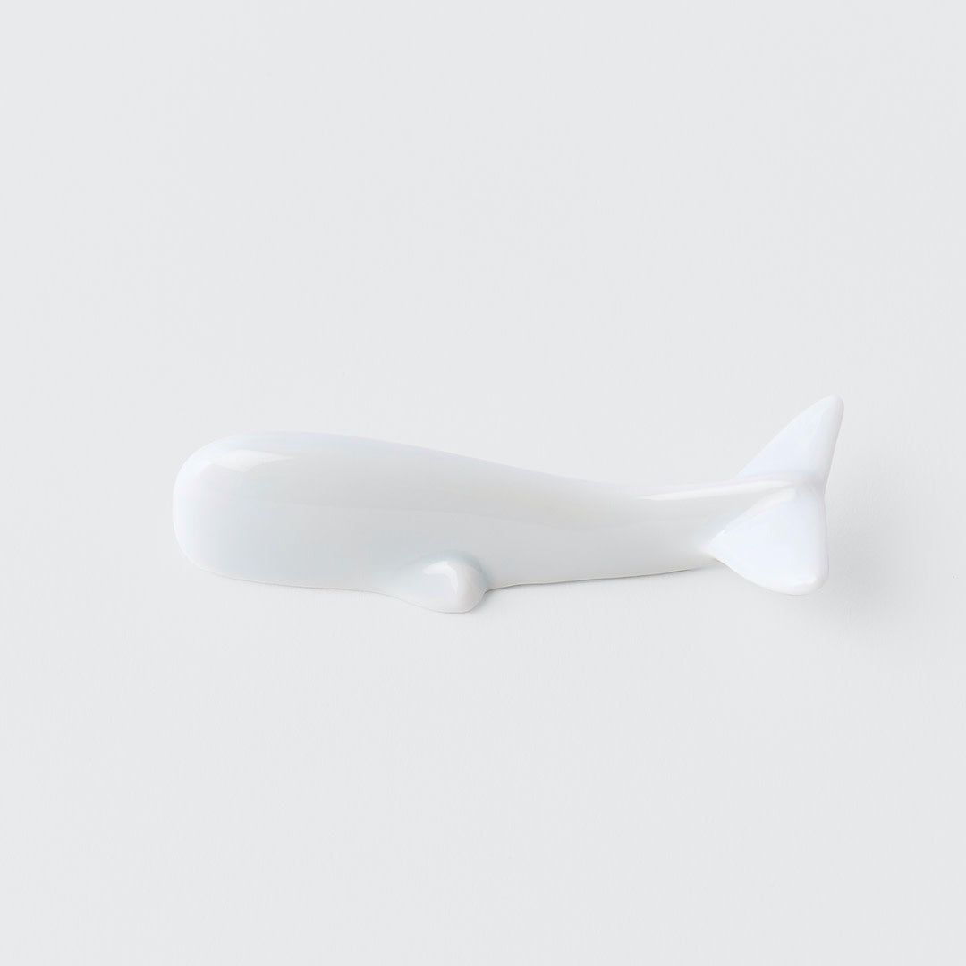 Ice Blue Whale chopstick rest 8.5cm