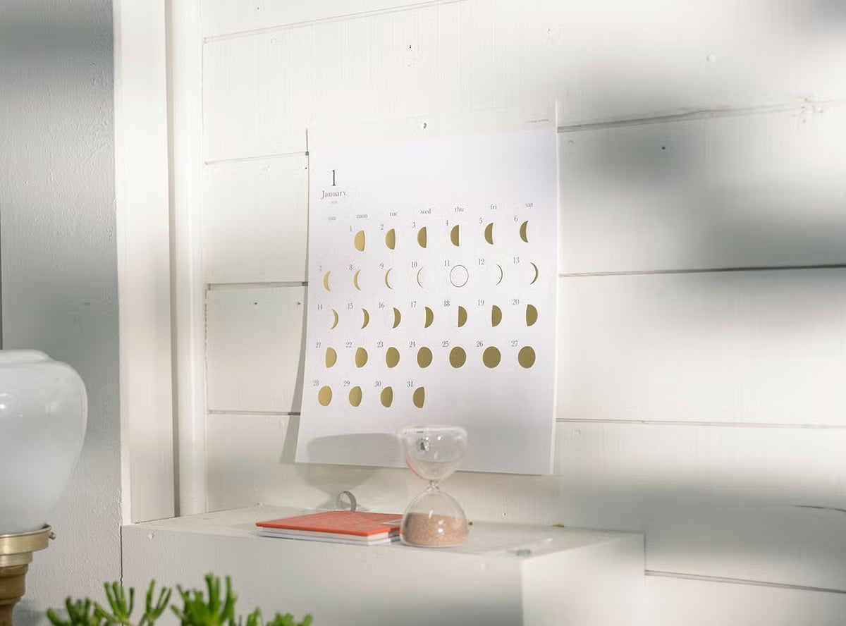Replug Michiru Kira Moon Phase Wall Calendar 2027