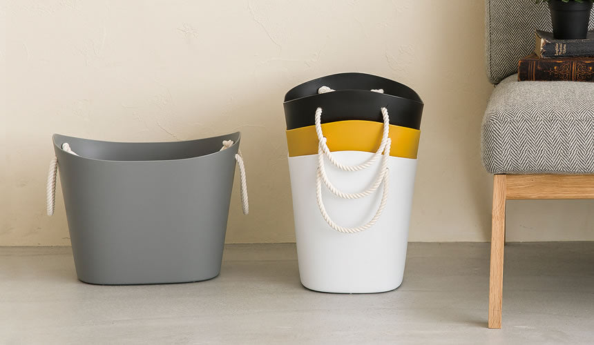 Hachiman Balcolore M Storage Basket 19L - Light Blue