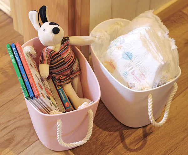 Hachiman Balcolore S Storage Basket 7L - Cafe Au Lait