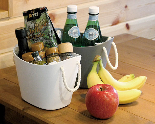 Hachiman Balcolore S Storage Basket 7L - Cafe Au Lait