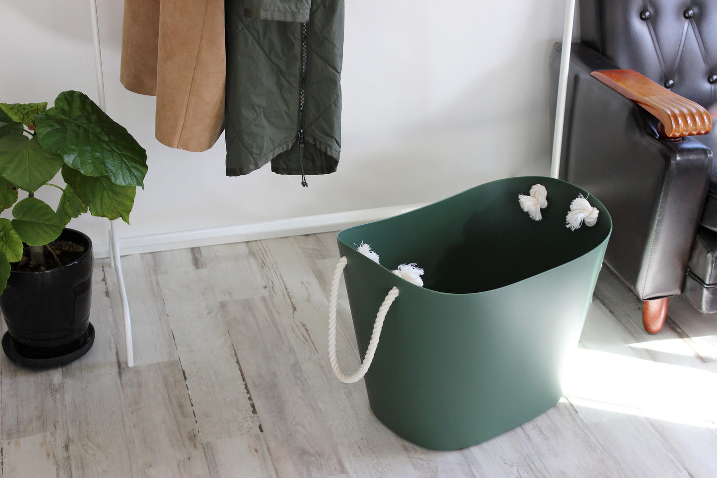 Hachiman Balcolore M Storage Basket 19L - Light Blue