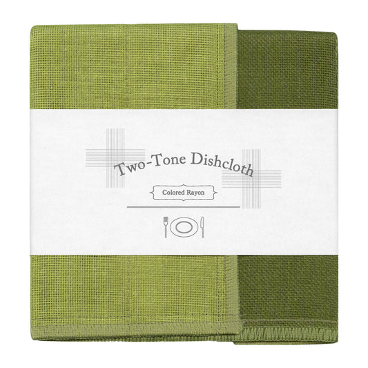 Two-Tone Dishcloth - Matcha
