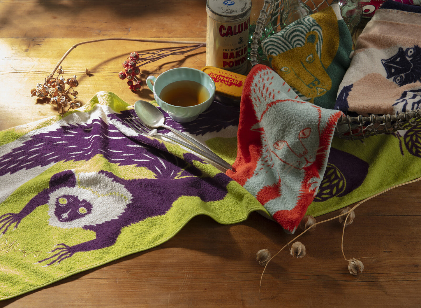 Towel Tenugui: The Aye-Aye Sisters 90x34cm