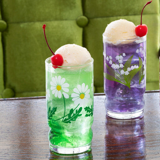 Aderia Retro Wildflower Gift Box Glass Tumbler 270ml