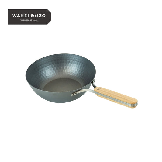 Nitrided Carbon Steel Wok Pan 22cm