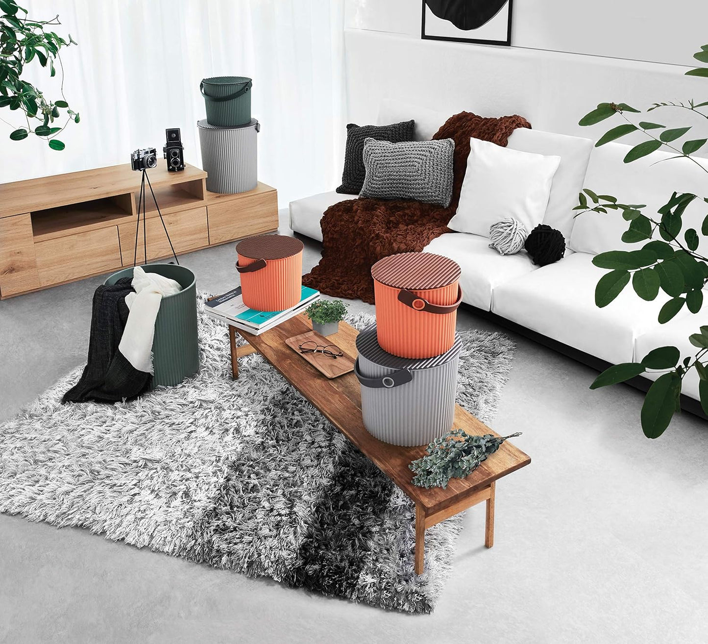 Omnioutil L Bucket 10L Light grey