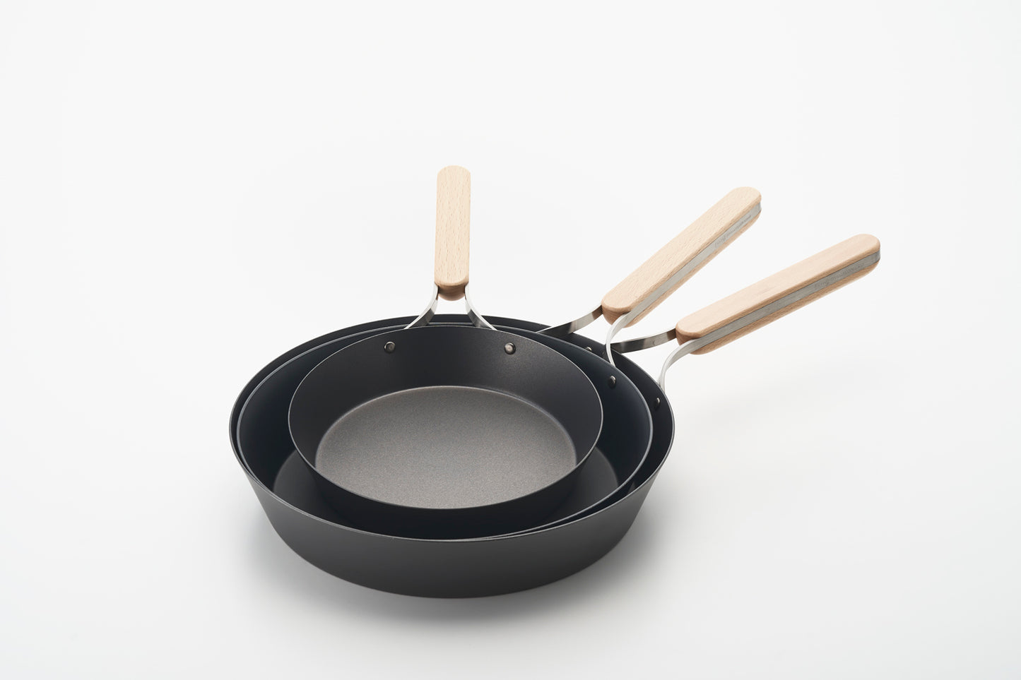 Nitrided Carbon Steel Frying Pan 28cm