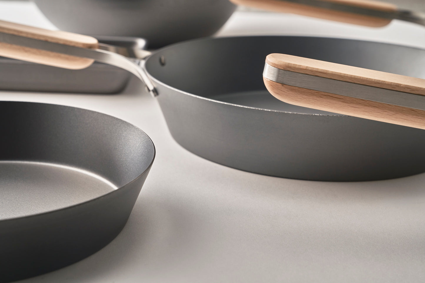 Nitrided Carbon Steel Frying Pan 28cm