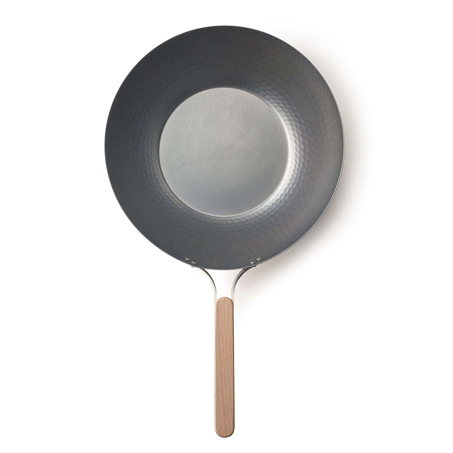 Nitrided Carbon Steel Wok Pan 30cm